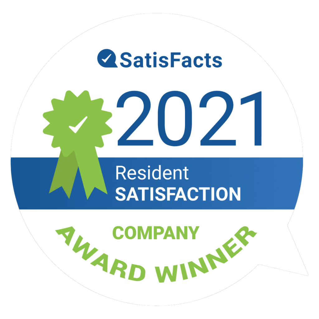 2021 Resident Satisfaction Award