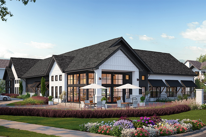 Clubhouse & Leasing Office at The Averly Collins Hill in Lawrenceville, Georgia