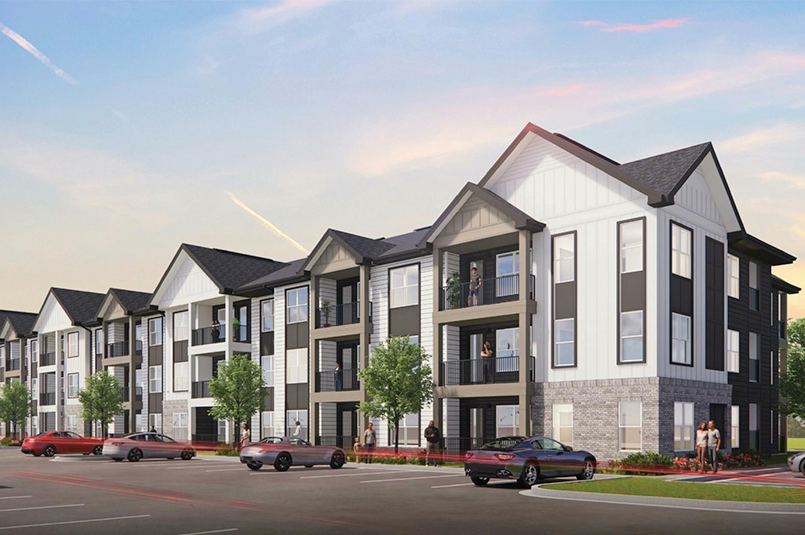 Apartment Building Exterior at The Averly Richmond Hill